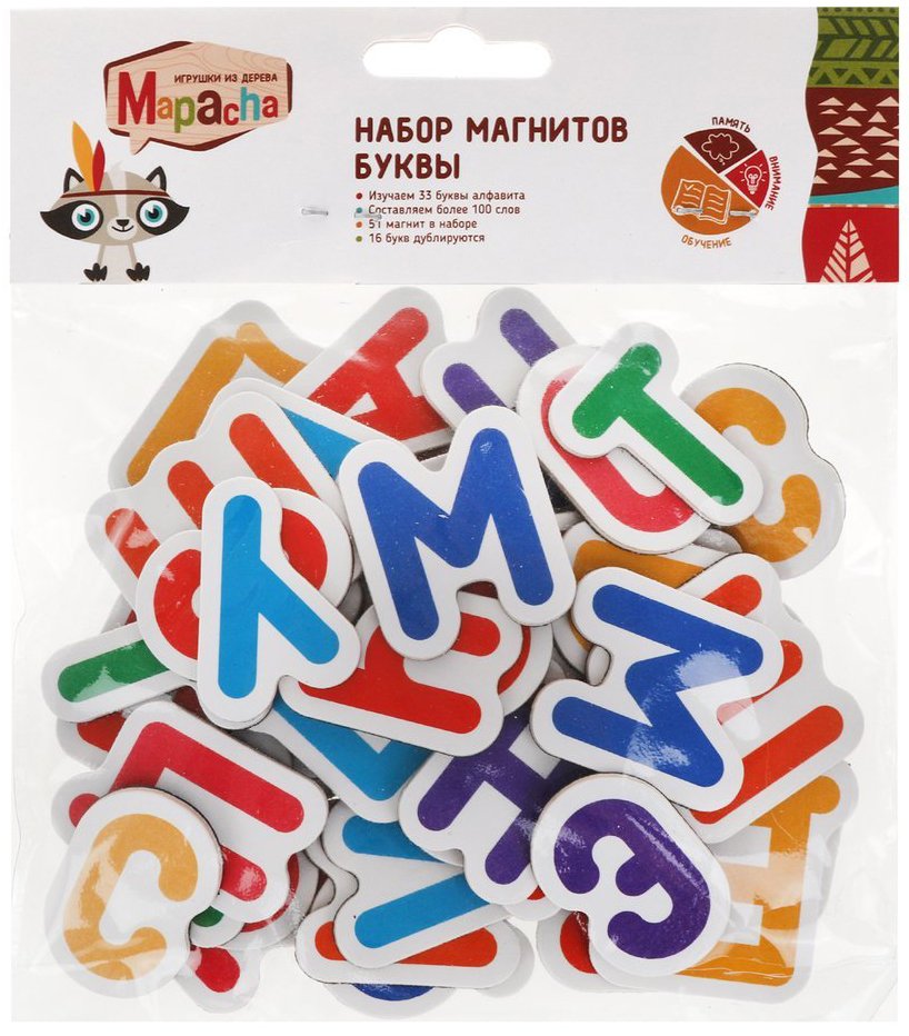 

Алфавит Mapacha Набор магнитов 76838