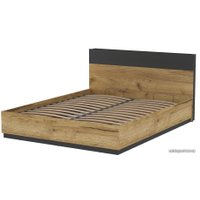 Кровать Интерлиния Loft LT-К160 160x200 (дуб золотой-антрацит)