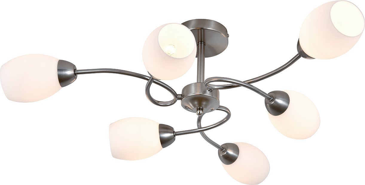 

Люстра средней высоты Escada 150007/6R ES0000066 (Satin Nickel)