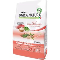 Сухой корм для кошек Unica Natura Unico Indoor с ягненком, рисом и горохом 1.5 кг