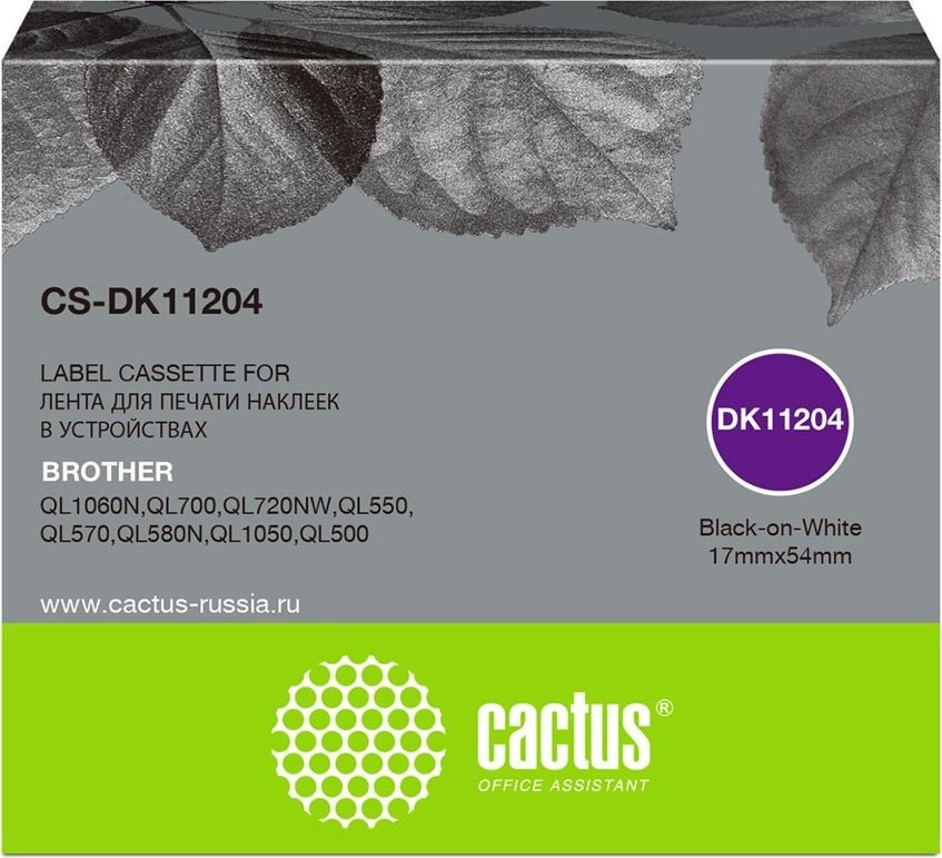 

Картридж CACTUS CS-DK11204 (аналог Brother DK11204)