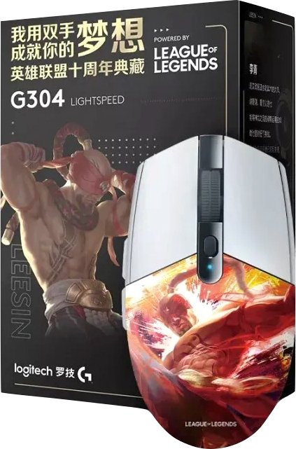 

Мышь Logitech G304 Lightspeed Leesin League of Legends Edition