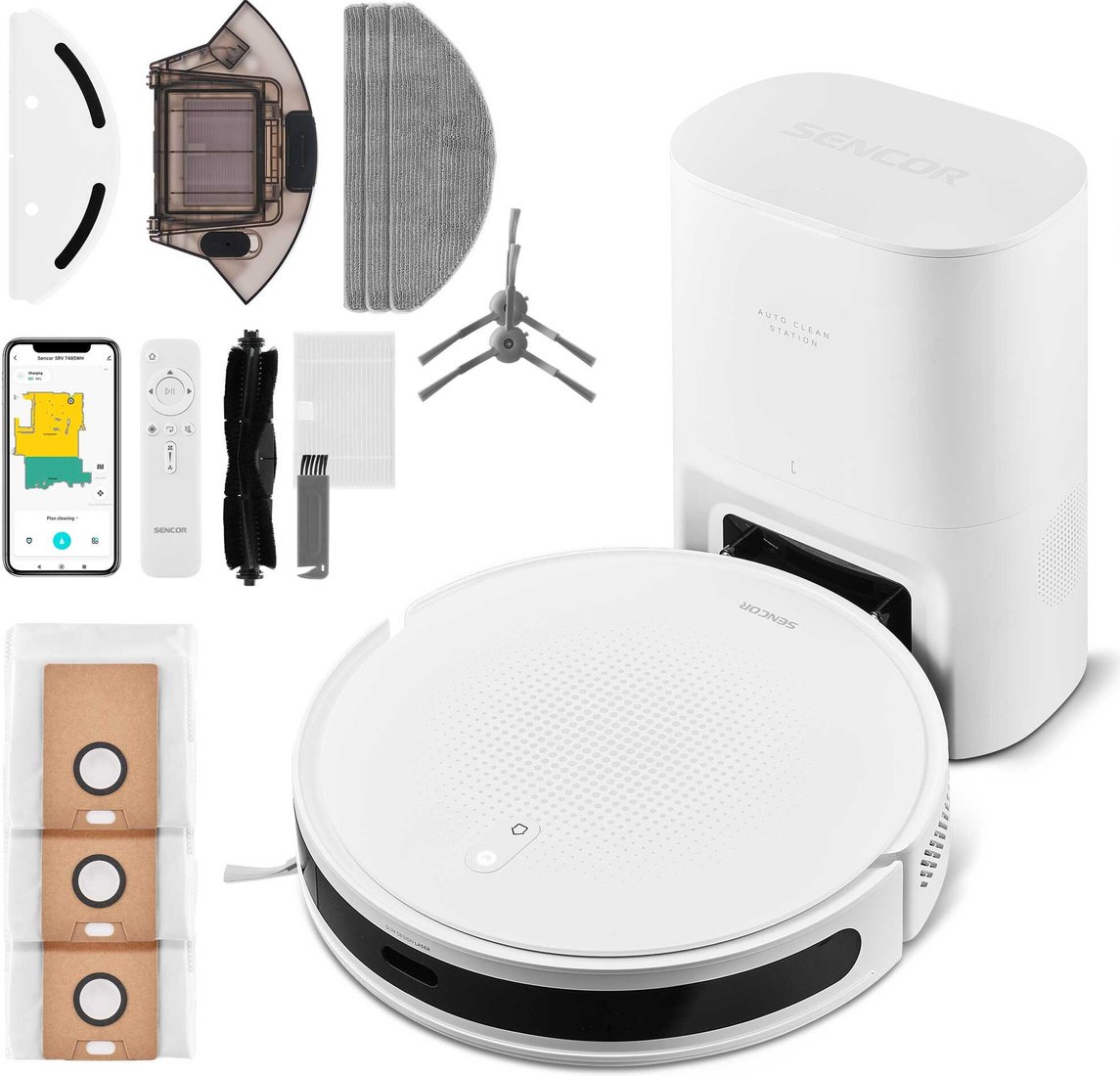 

Робот-пылесос Sencor SRV 7485WH