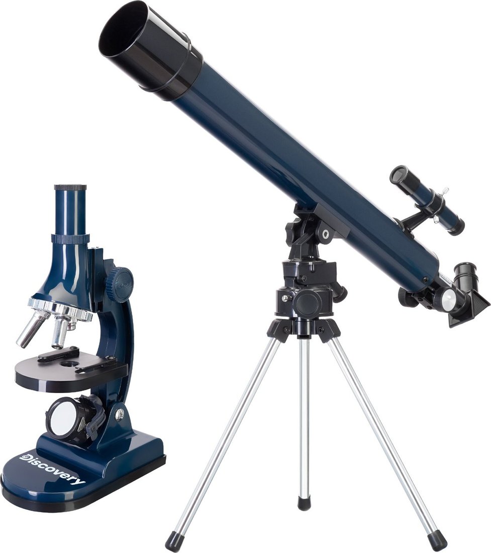Набор для опытов Levenhuk Discovery Scope 2 с книгой 77821