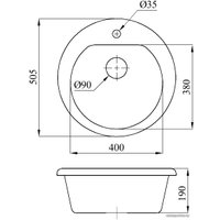 Кухонная мойка БелЭворс Nika (грей)
