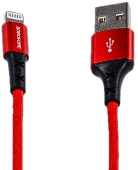 

Кабель Borofone BX20 Lightning 1 м (красный)