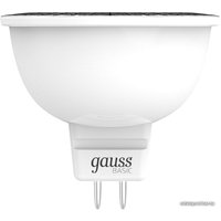Светодиодная лампочка Gauss Basic MR16 6,5W 480lm 4100K GU5.3 LED 1013527