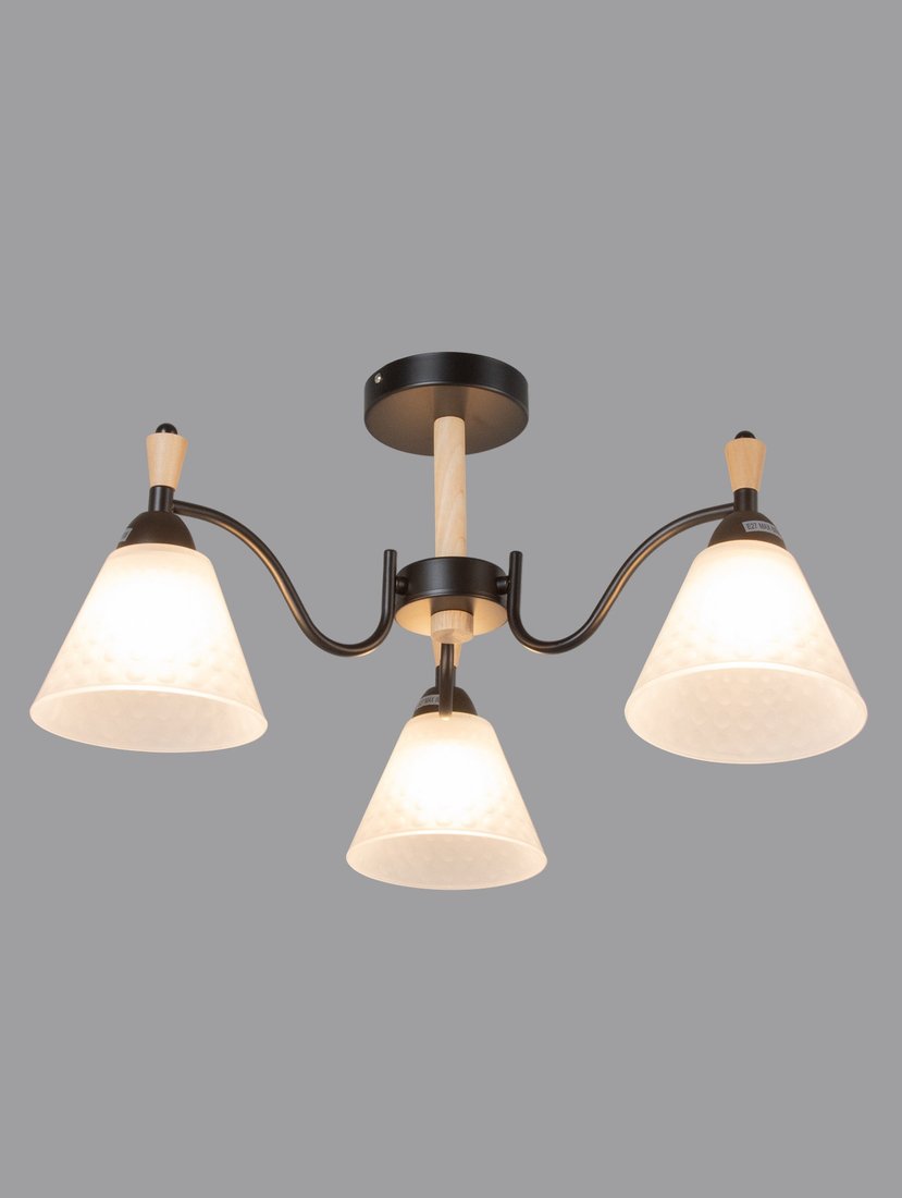 

Припотолочная люстра Sima-Land XA1627B/3 3x60 Вт E27 10987902 (черный)