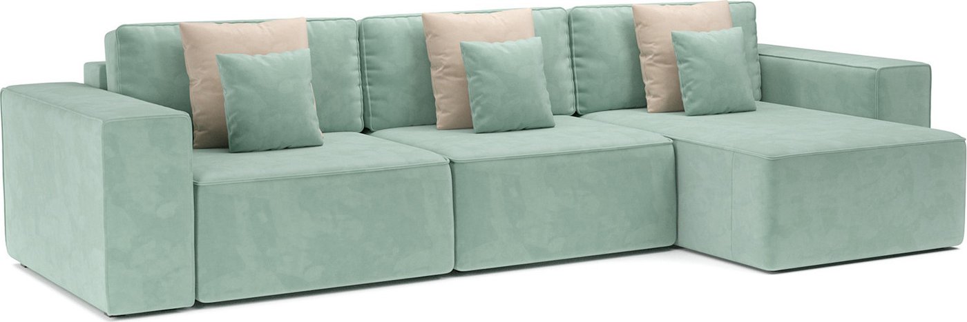 

Угловой диван Мебель-АРС Фессалия правый угол (Vivaldi мятный)