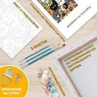 Картина по номерам Red Panda Кот Мем p54571