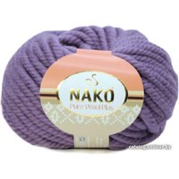 Пряжа для вязания Nako Pure wool plus 1670 100 г 30 м (сиреневый) в Лиде