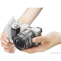 Беззеркальный фотоаппарат Sony Alpha a6000 Double Kit 16-50mm + 55-210mm (серебристый)