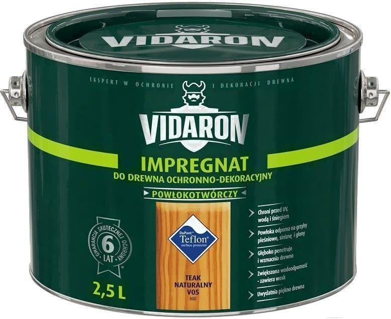 

Пропитка Vidaron Impregnant V05 2.5 л (натуральный тик)