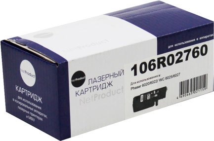 

Картридж NetProduct N-106R02760 (аналог Xerox 106R02760)