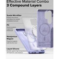 Чехол для телефона Ringke Silicone Magnetic для Galaxy S25 Ultra Lavender