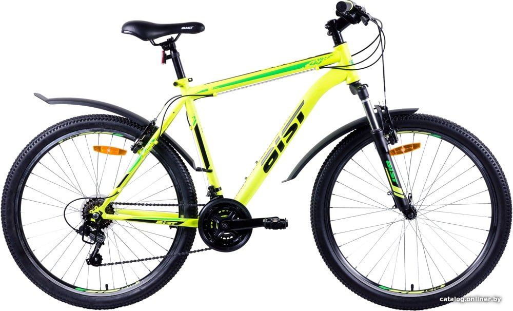 Велосипед AIST Quest 26 р.18 2020 (желтый/зеленый)