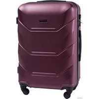 Чемодан-спиннер Wings Peacock 147 65 см (бургундий)