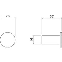 Крючок для ванны Aquatek Лира AQ4401CR