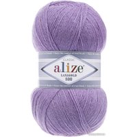 Пряжа для вязания Alize Lanagold 166 (240 м, лиловый)