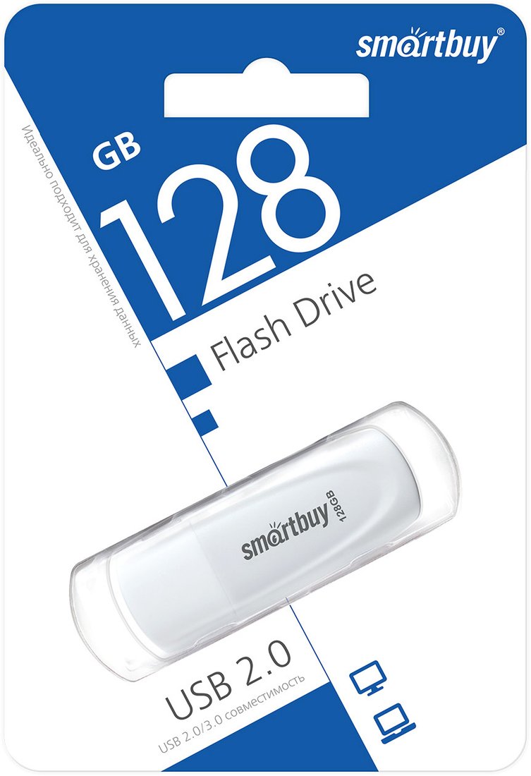 

USB Flash SmartBuy Scout 128GB (белый)