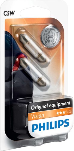 Philips C5W Vision 2шт [12844B2]