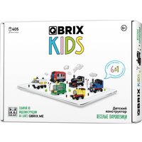 Конструктор QBRIX Kids Веселые паровозики 6в1 30036