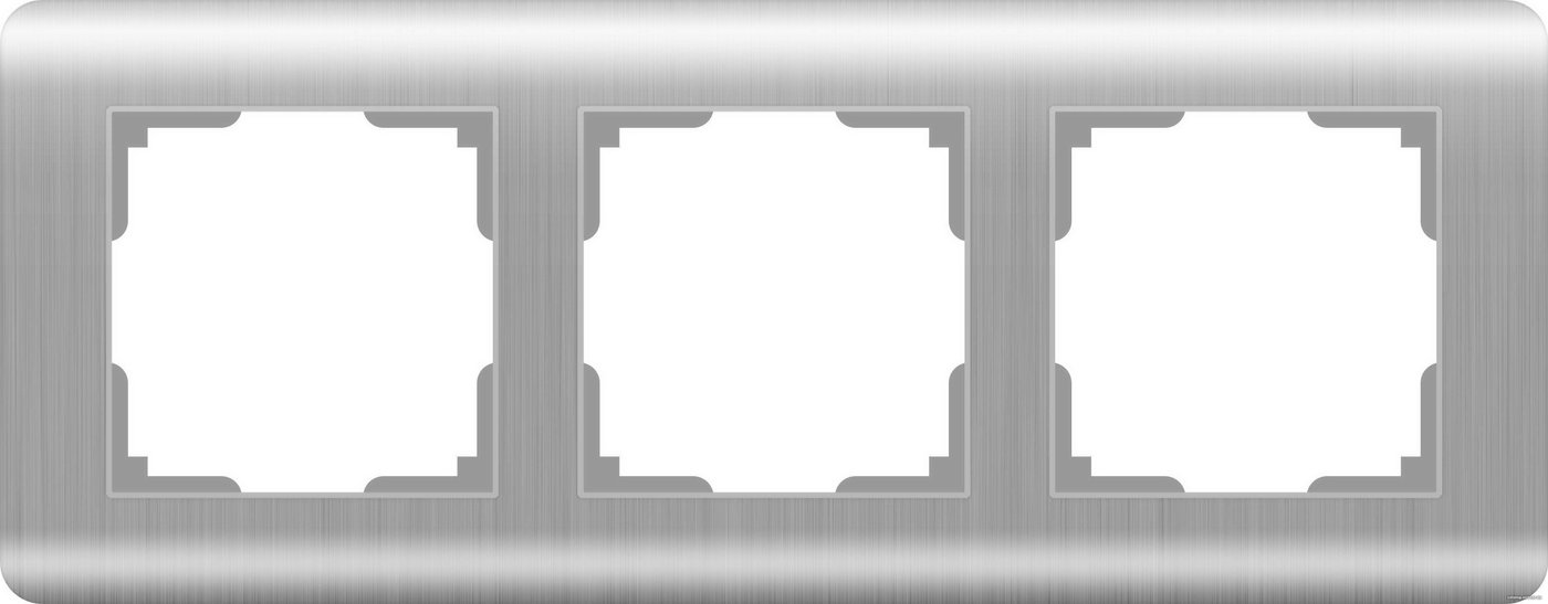 Рамка Werkel Stream WL12-Frame-03 (серебряный)