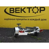 Одноосный прицеп Вектор ЛАВ 81015ВС ложементы (L-5020)
