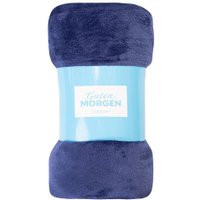 Покрывало Guten Morgen Флис 200х220см ПКСП-200-220 (синий принт)