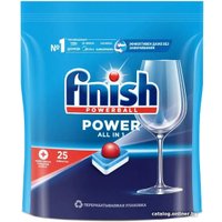 Таблетки для посудомоечной машины Finish All in 1 Max бесфосфатные (25 шт)