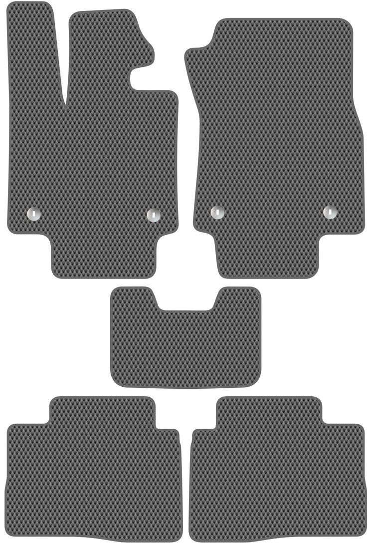 

Комплект ковриков для авто Alicosta Lexus NX 250 II (suv / SUV) 2021 - Н.В. (серый, ромб)