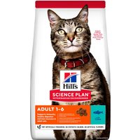 Сухой корм для кошек Hill's Science Plan Adult 1-6 with Tuna для взрослых кошек для поддержания жизненной энергии и иммунитета, с тунцом 10 кг
