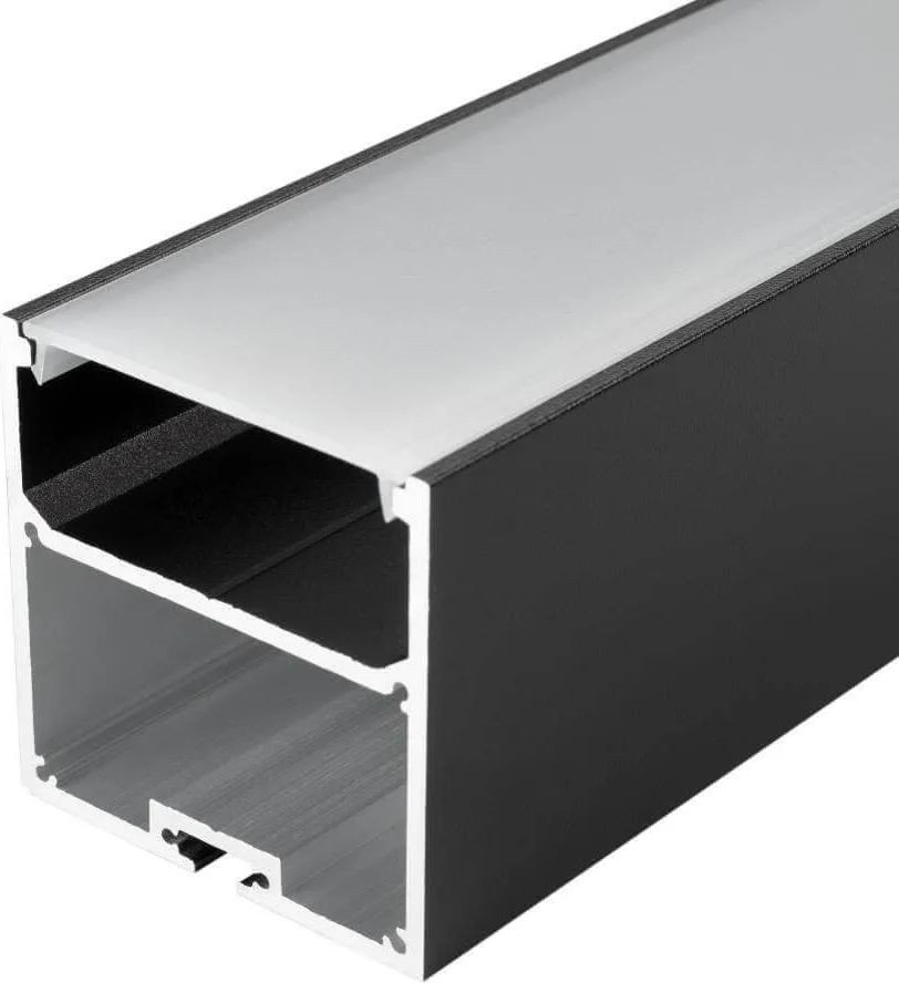 Алюминиевый профиль Arlight SL-LINE-5050-2500 BLACK+OPAL 027990