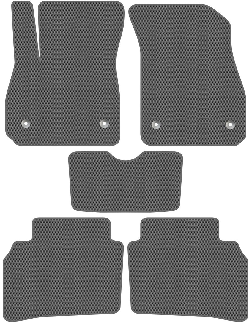 

Комплект ковриков для авто Alicosta Opel Insignia II (универсал / Z18) 2017 - Н.В. (серый, ромб)