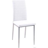 Стул DikLine Текс (хром/к/з pegaso белый)