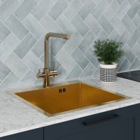Кухонная мойка Floracio Steel F.5151.GDD