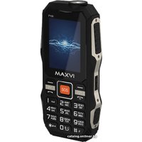 Кнопочный телефон Maxvi P100 (черный)