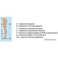 Колготки компрессионные Польза 5002 Iкл (р.3 (M), рост2, черный)