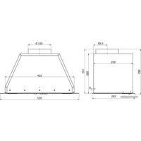 Кухонная вытяжка Elikor Врезной блок Flat 52П-650-К3Д (белый) (939386)