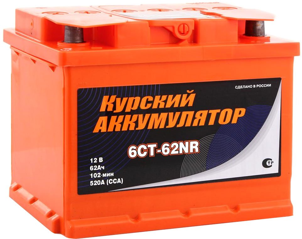 

Автомобильный аккумулятор Курский Аккумулятор 6СТ-62NR (62 А·ч)