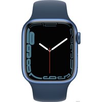Умные часы Apple Watch Series 7 41 мм (синий/синий омут спортивный)