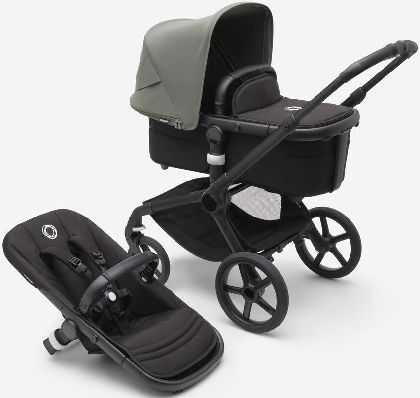 

Универсальная коляска Bugaboo Fox 5 (2 в 1, forest green/midnight black/black)
