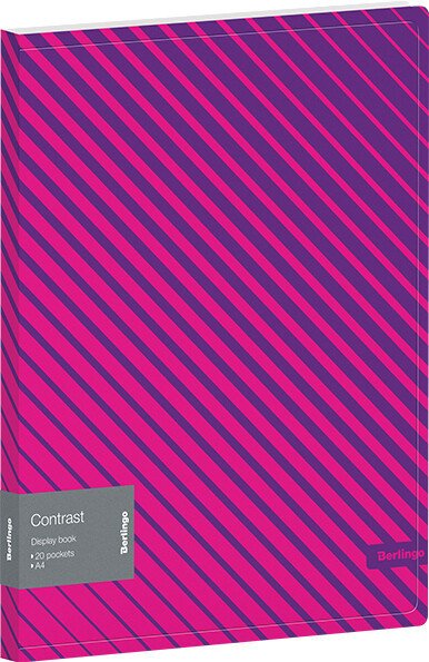 

Папка для бумаг Berlingo Contrast DB4_20042 (розовый)
