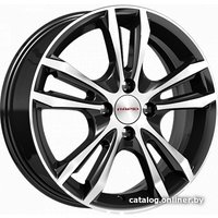 Литые диски K&K Samara 16x6" 4x100мм DIA 60.1мм ET 41мм Алмаз черный