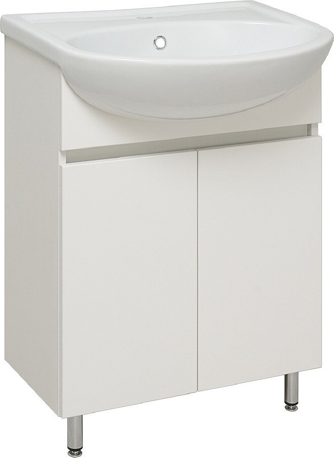 

Runo Тумба под умывальник Лада 60 (напольная, белый)