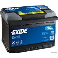 Автомобильный аккумулятор Exide Excell EB740 (74 А/ч)