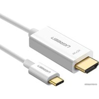 Кабель Ugreen MM121 HDMI - USB Type-C (1.5 м, белый)