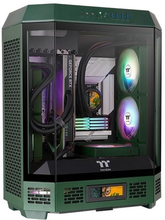 Корпус Thermaltake The Tower 600 Racing Green CA-1Z1-00MCWN-00