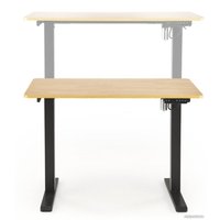 Стол с регулировкой высоты Halmar B53 (дуб золотой/черный)