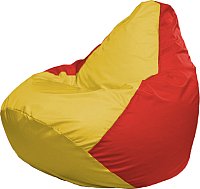 

Кресло-мешок Flagman Груша Супер Мега 4XL Г5.1-260 (желтый/красный)